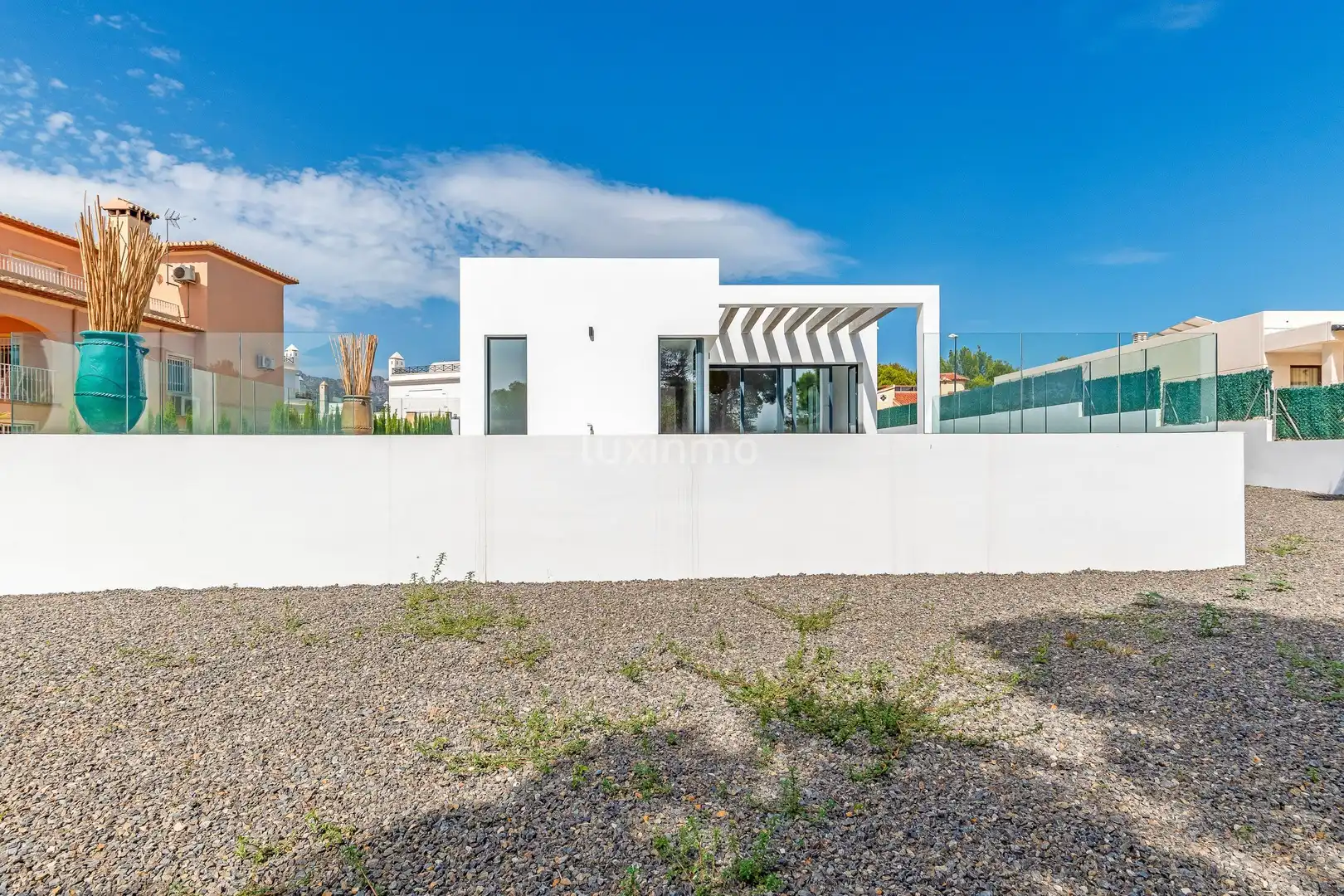 Vista exterior de Casa o chalet en venta en La Nucia con Aire acondicionado, Calefacción y Terraza