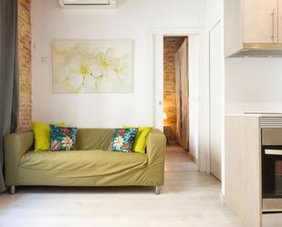 Living room of Flat to rent in  Barcelona Capital  with Air Conditioner, Furnished and Balcony