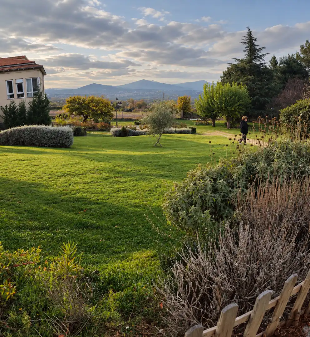 Garden of Buildings for sale in Guadarrama, Madrid