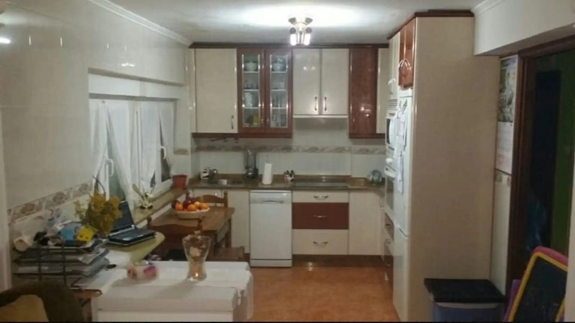 Kitchen of Flat for rent in Pravia  with Heating, Parquet flooring and Furnished