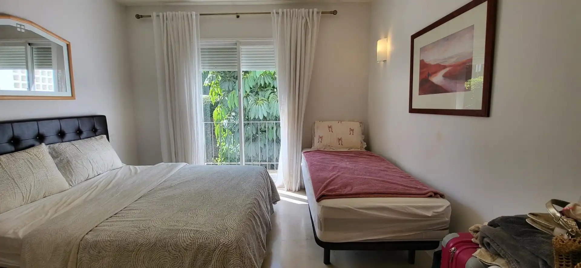 Bedroom of Apartments for rent in Benahavís  with Air Conditioner, Heating and Private garden