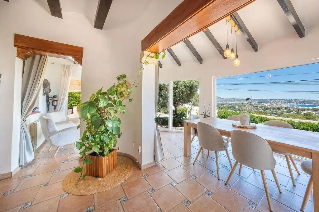Dining room of Houses for sale in Jávea / Xàbia  with Air Conditioner, Heating and Private garden