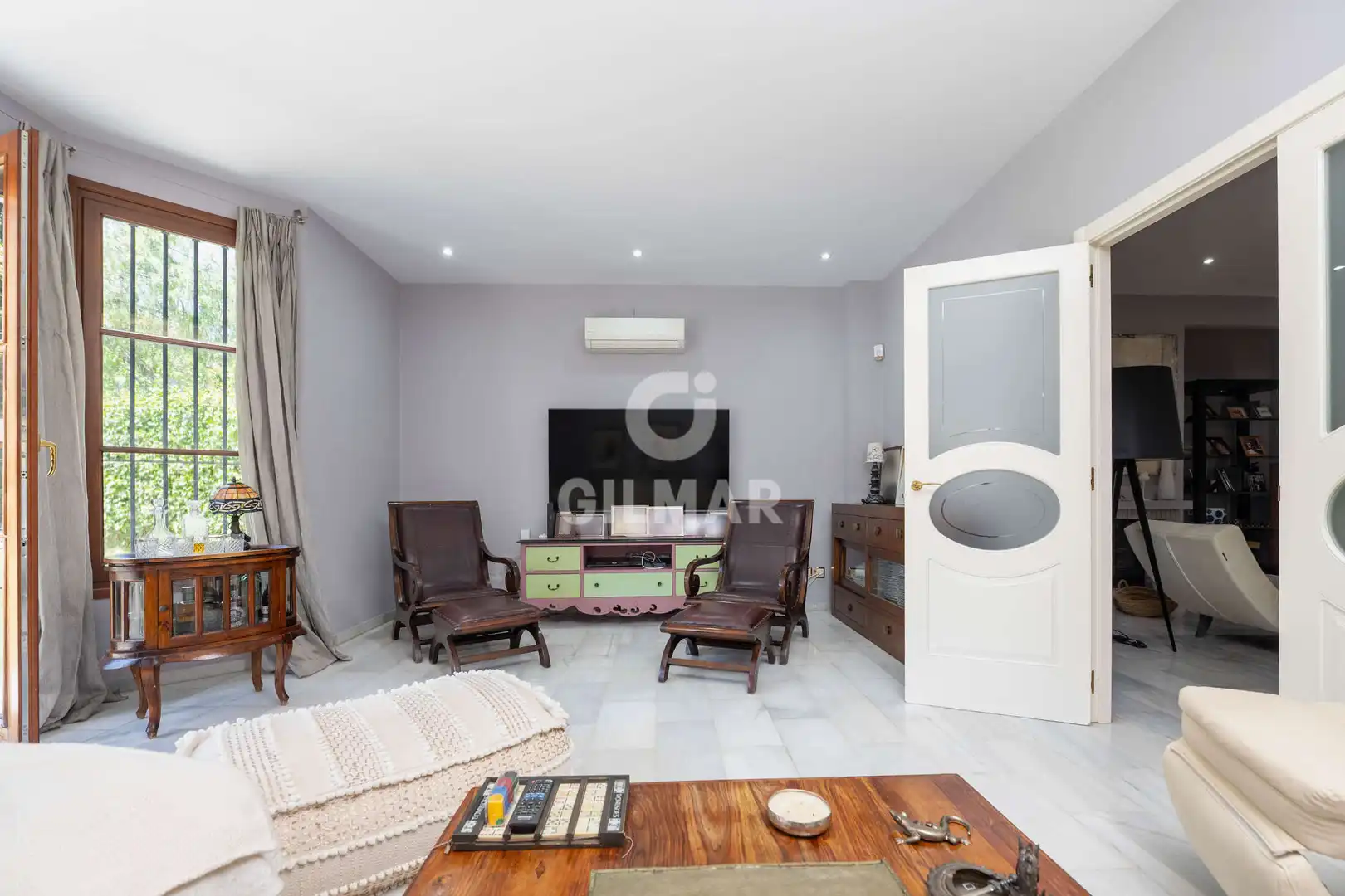 Living room of Houses for sale in Jerez de la Frontera  with Heating, Private garden and Swimming Pool