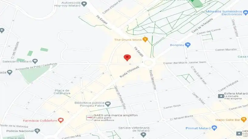 Vista exterior de Pis en venda en Mataró