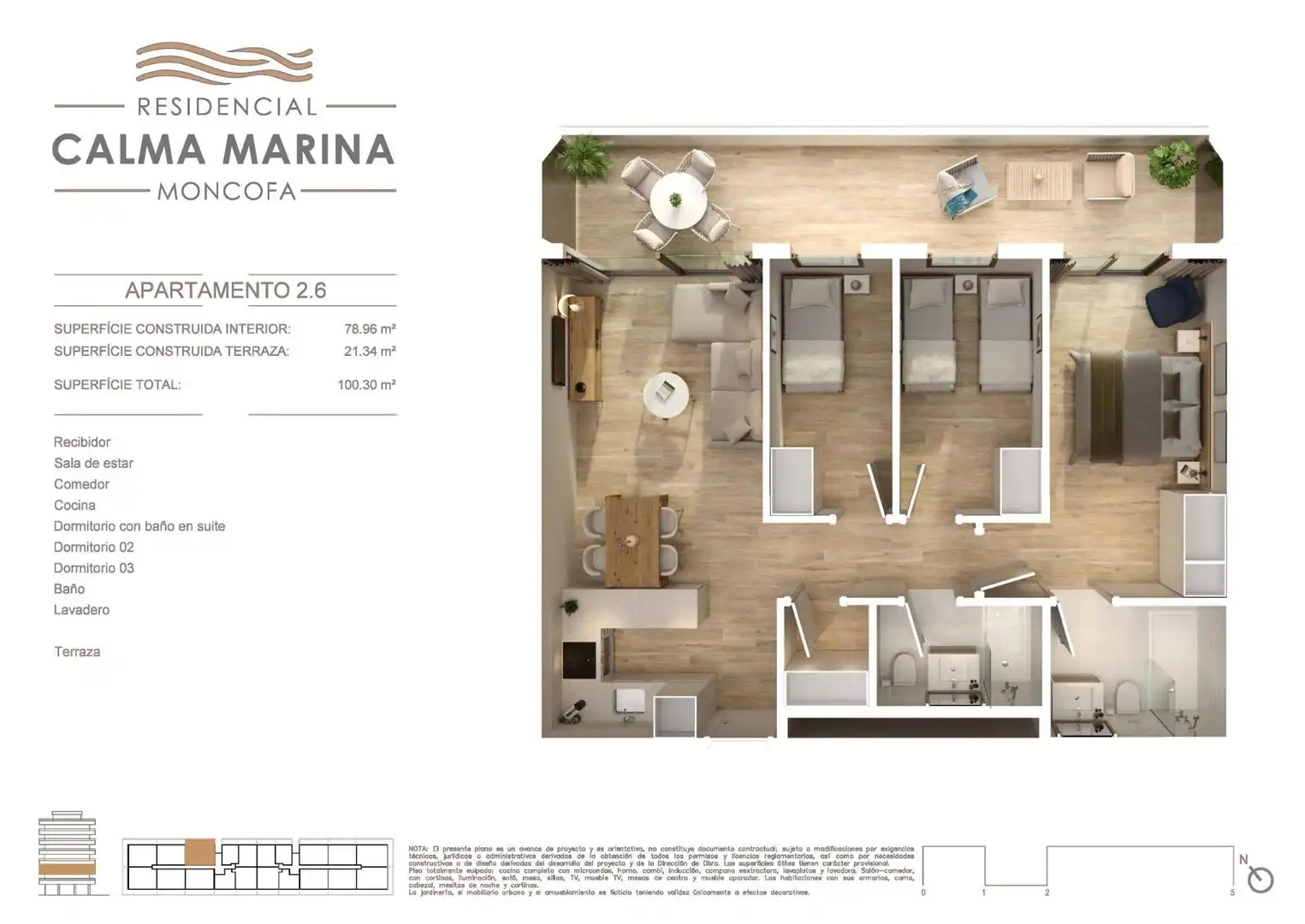 Appartement compact avec piscine à vendre à Moncófar Playa, imagen 44