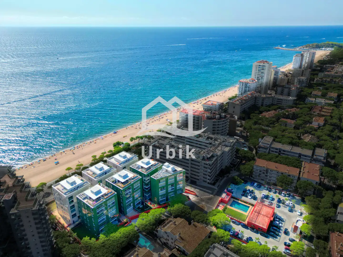 Vista exterior de Piso en venta en Castell d'Aro, Platja d'Aro i s'Agaró con Aire acondicionado, Jardín privado y Terraza