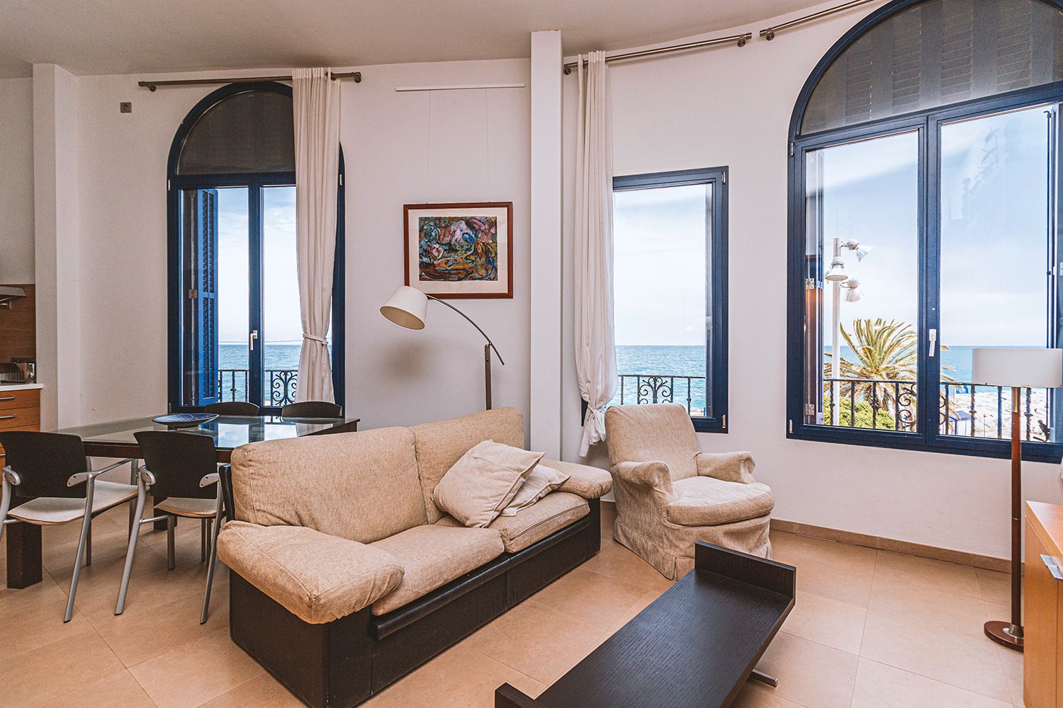 Living room of Apartment for sale in Sant Pol de Mar  with Air Conditioner and Storage room