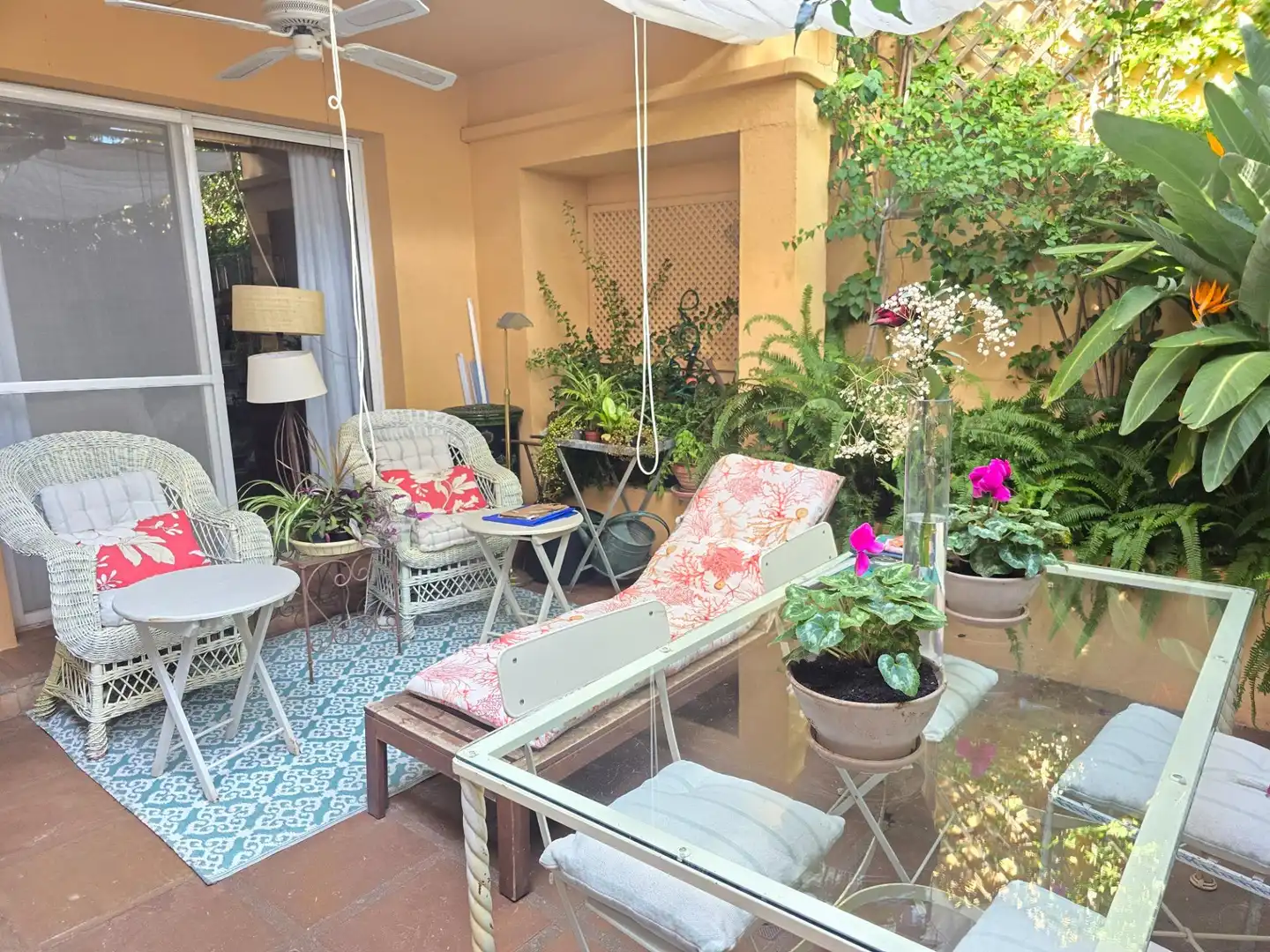 Terrace of Detached homes for sale in Marbella  with Air Conditioner, Private garden and Terrace