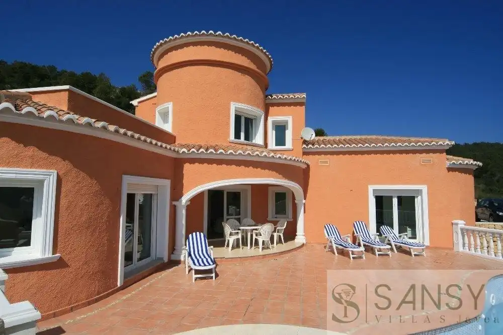 Exterior view of Houses for sale in Jávea / Xàbia  with Air Conditioner, Heating and Storage room