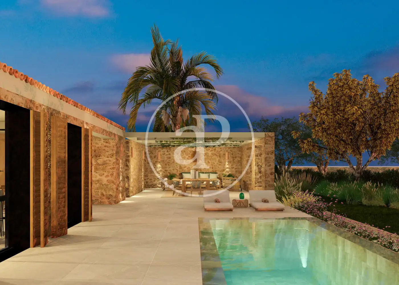 Terraza de Casa o chalet en venta en Sa Pobla con Aire acondicionado, Calefacción y Jardín privado