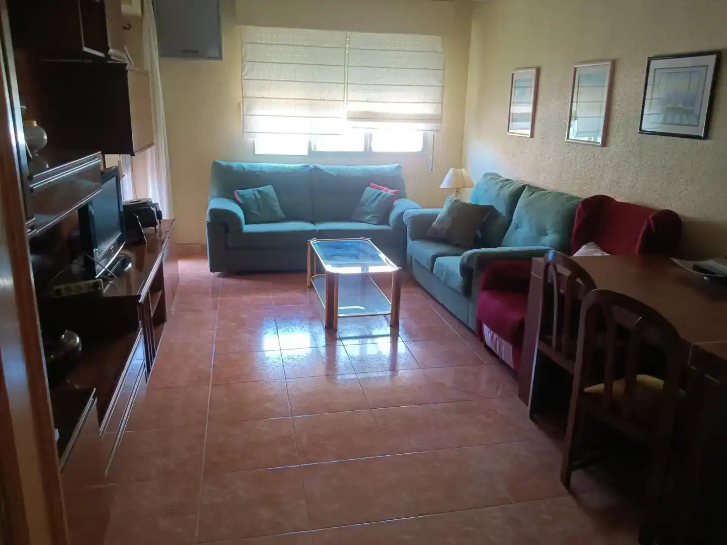 Wohnzimmer von Wohnung zur Miete in Murcia mit Klimaanlage, Privatgarten und Möbliert