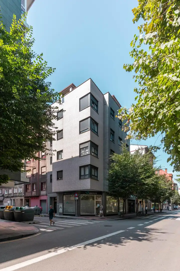 Vista exterior de Apartament en venda en Gijón  amb Calefacció, Traster i Moblat