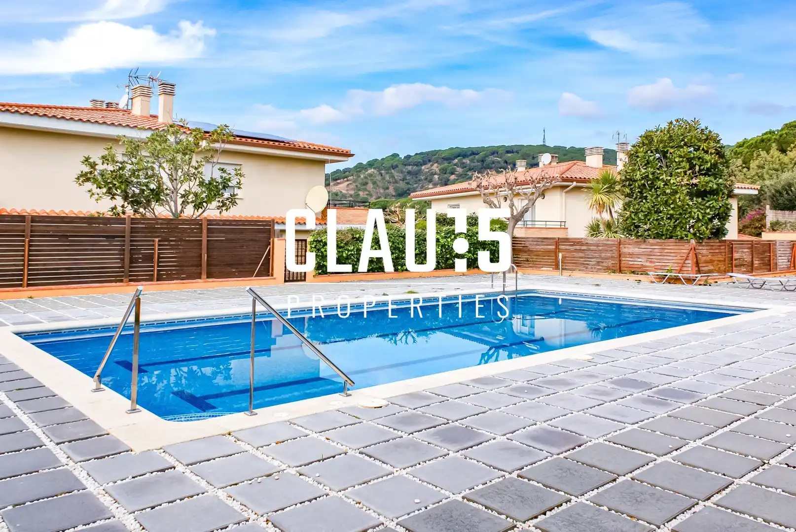 Exterior view of Detached homes for sale in Sant Pol de Mar  with Air Conditioner, Heating and Private garden