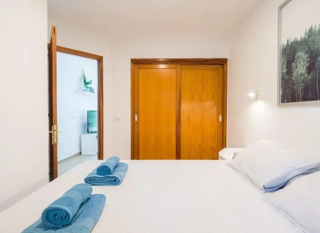 Schlafzimmer von Erdgeschoss zur Miete in San Bartolomé de Tirajana mit Terrasse, Möbliert und Gemeinschaftspool