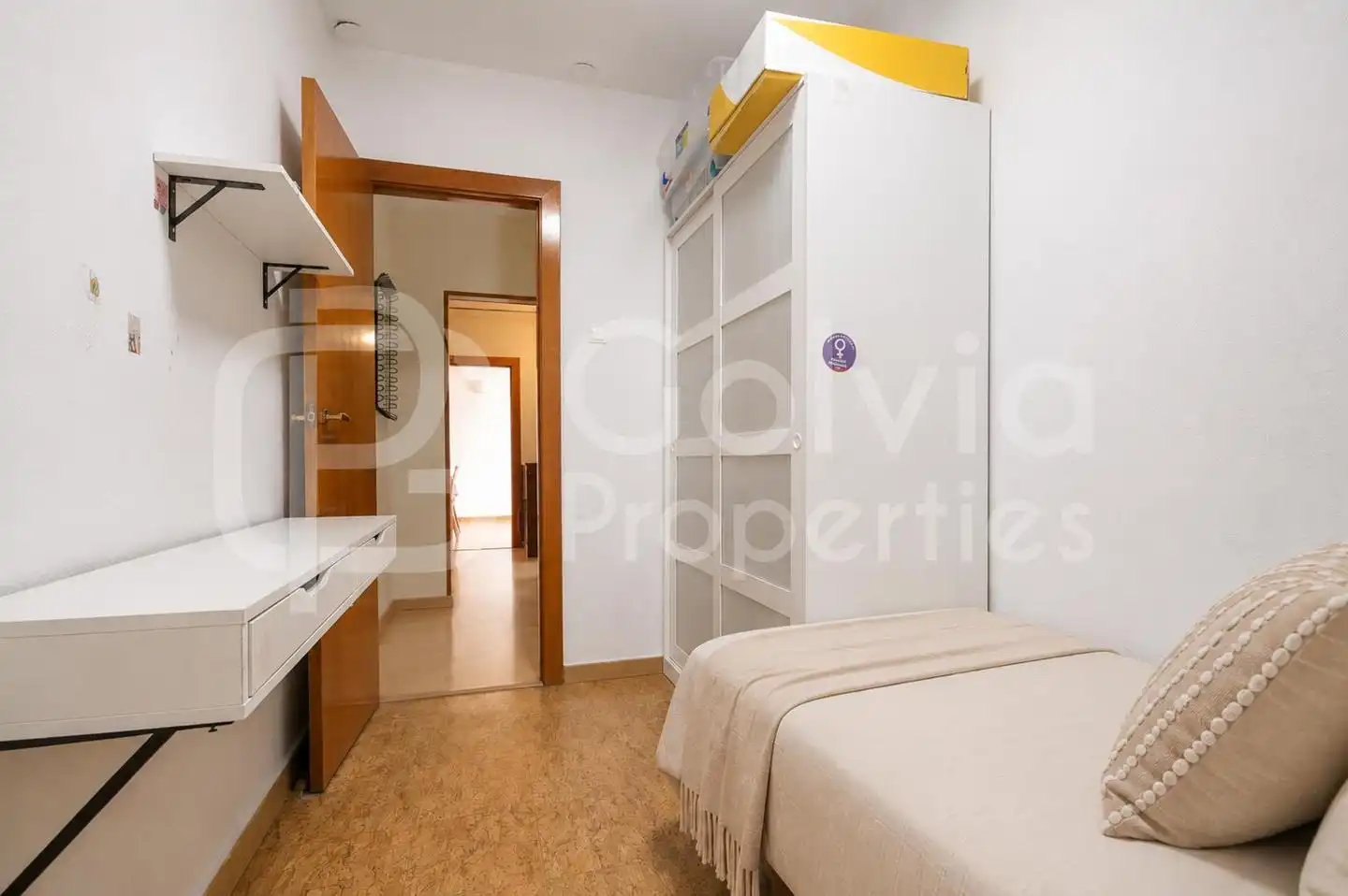Bedroom of Flat for sale in L'Hospitalet de Llobregat  with Parquet flooring and Balcony