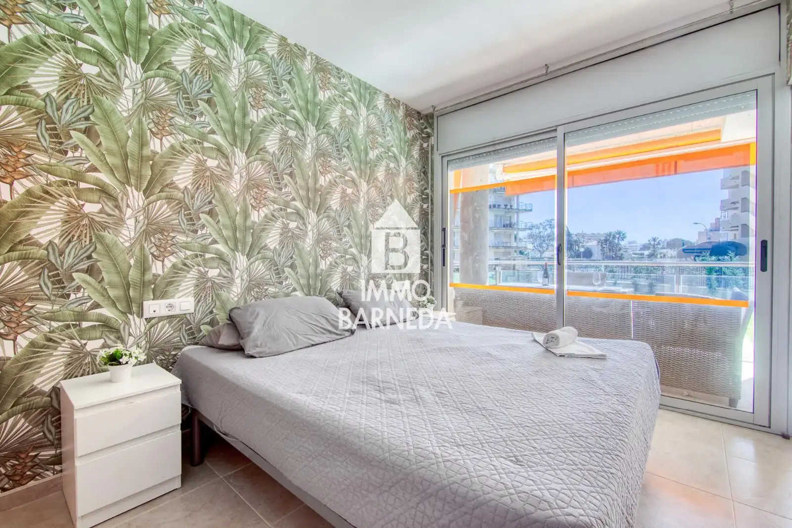 Bedroom of Flat for sale in Roses  with Air Conditioner, Heating and Terrace