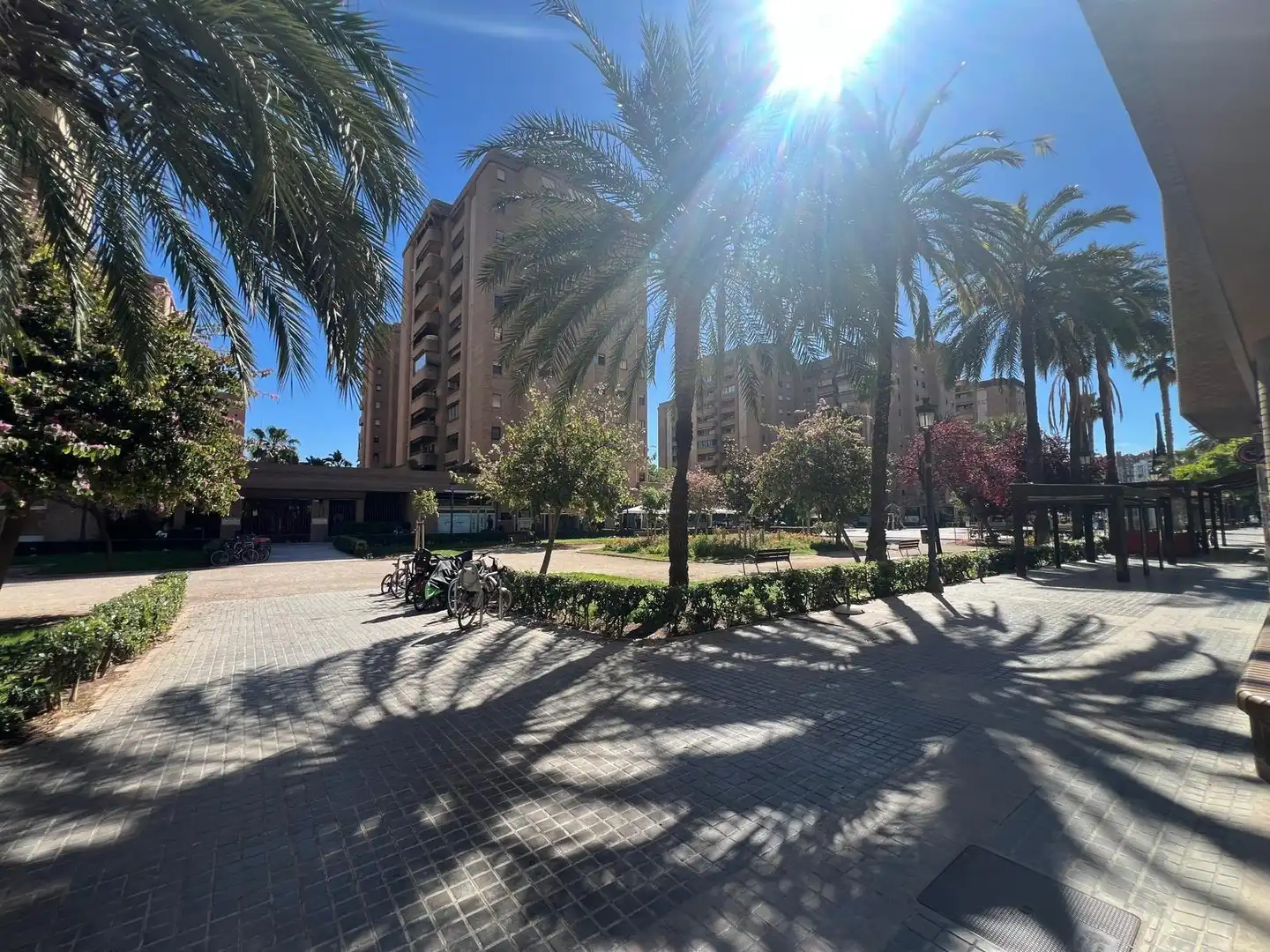 Exterior view of Flat for rent in Valencia  with Private garden, Terrace and Furnished