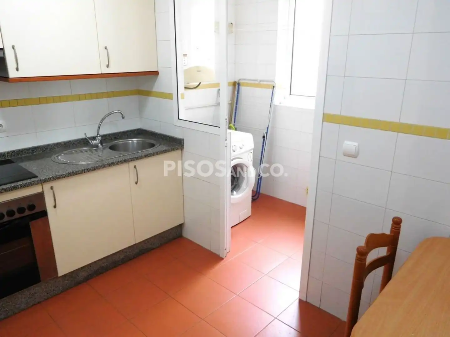 Cocina de Piso en venta en A Coruña Capital  con Calefacción, Trastero y Amueblado