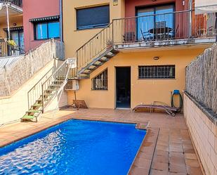 Swimming pool of Single-family semi-detached for sale in Cassà de la Selva  with Air Conditioner, Heating and Private garden