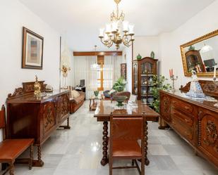 Dining room of Flat for sale in  Granada Capital  with Heating, Parquet flooring and Terrace