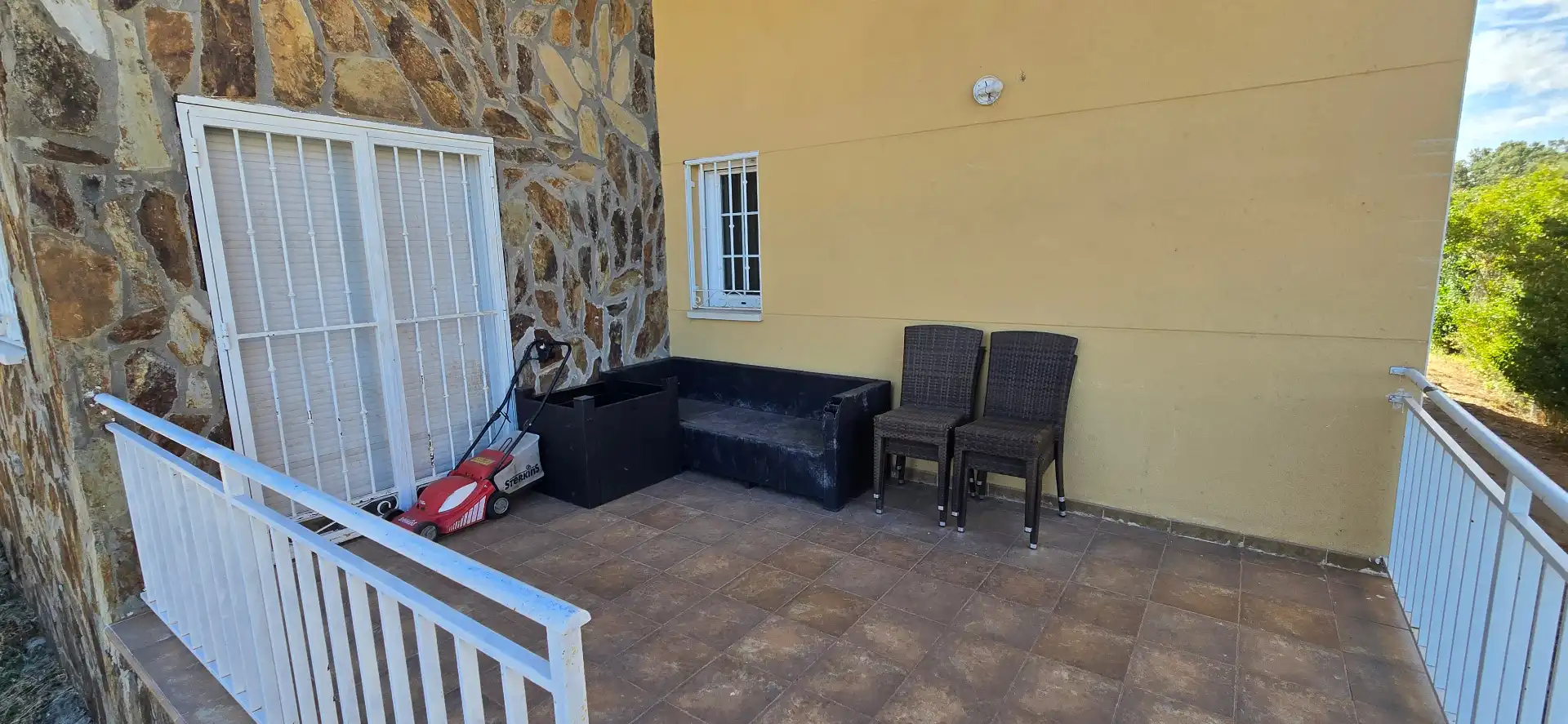 Terraza de Casa o chalet en venta en Zarzuela del Monte con Aire acondicionado, Calefacción y Jardín privado