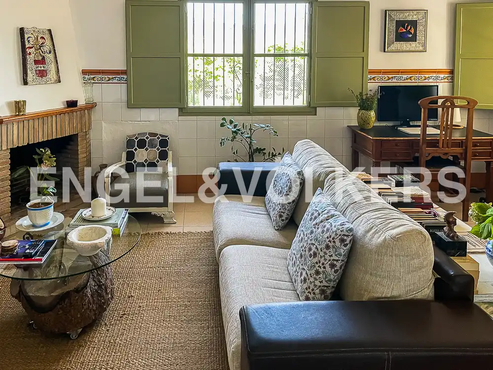 Sala de estar de Casa o chalet en venta en Almazora / Almassora con Calefacción, Jardín privado y Terraza