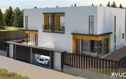 Exterior view of Single-family semi-detached for sale in Benicasim / Benicàssim  with Air Conditioner, Terrace and Balcony