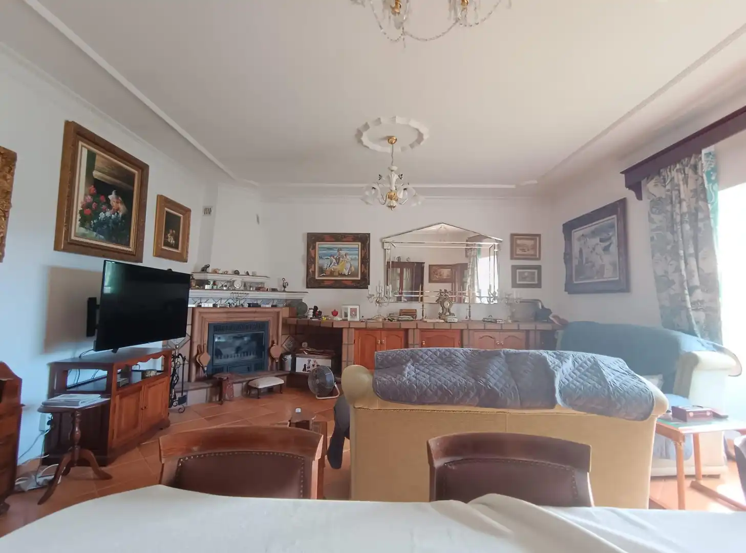 Sala de estar de Casa o chalet en venta en Chiclana de la Frontera con Jardín privado