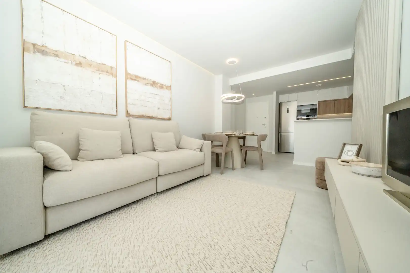 Sala d'estar de Casa o xalet en venda en Pilar de la Horadada amb Jardí privat, Terrassa i Traster
