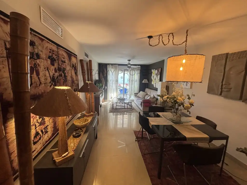 Living room of Apartments for sale in Eivissa  with Air Conditioner, Terrace and Furnished