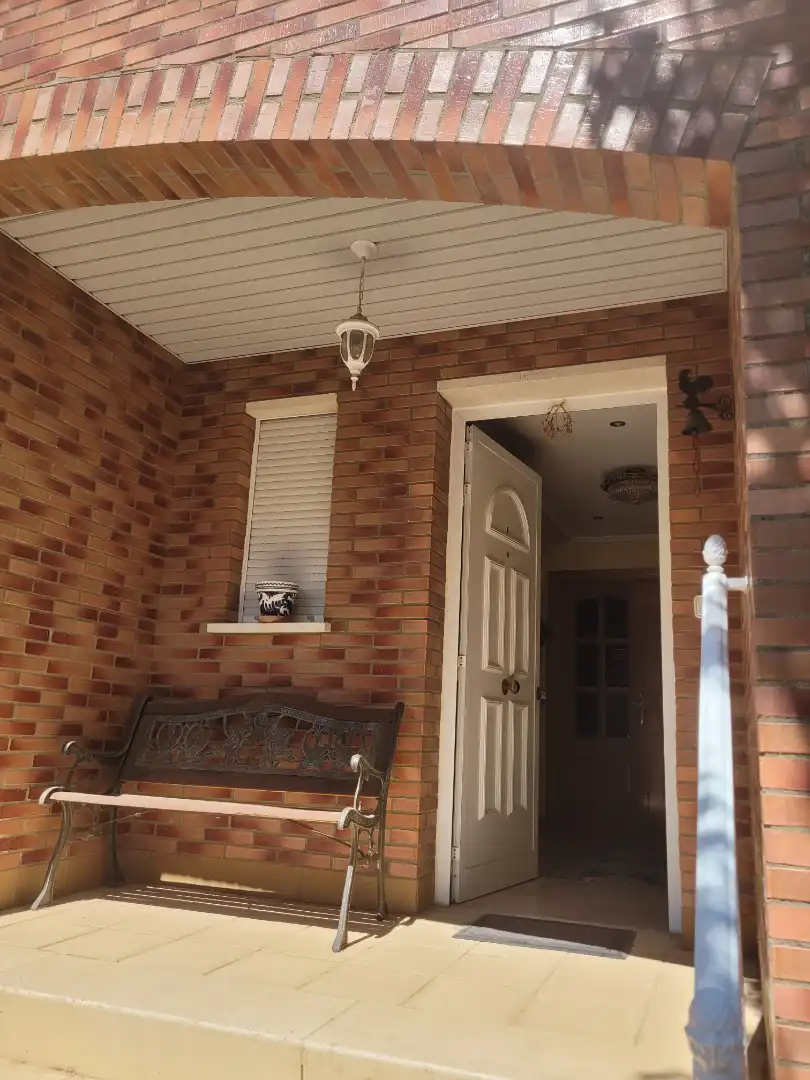 Terraza de Casa adosada en venta en Soria Capital  con Calefacción, Jardín privado y Parquet