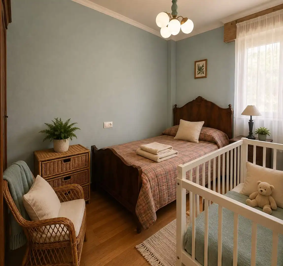 Dormitori de Casa o xalet en venda en Valdefresno amb Calefacció, Jardí privat i Terrassa