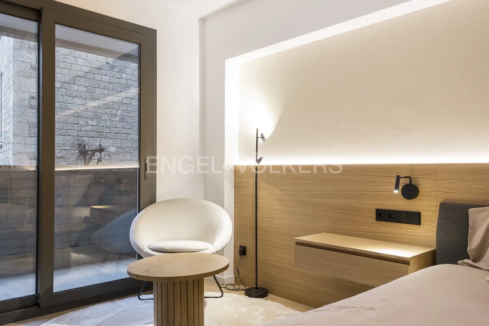 Schlafzimmer von Wohnung zur Miete in Barcelona mit Klimaanlage, Heizung und Parkett