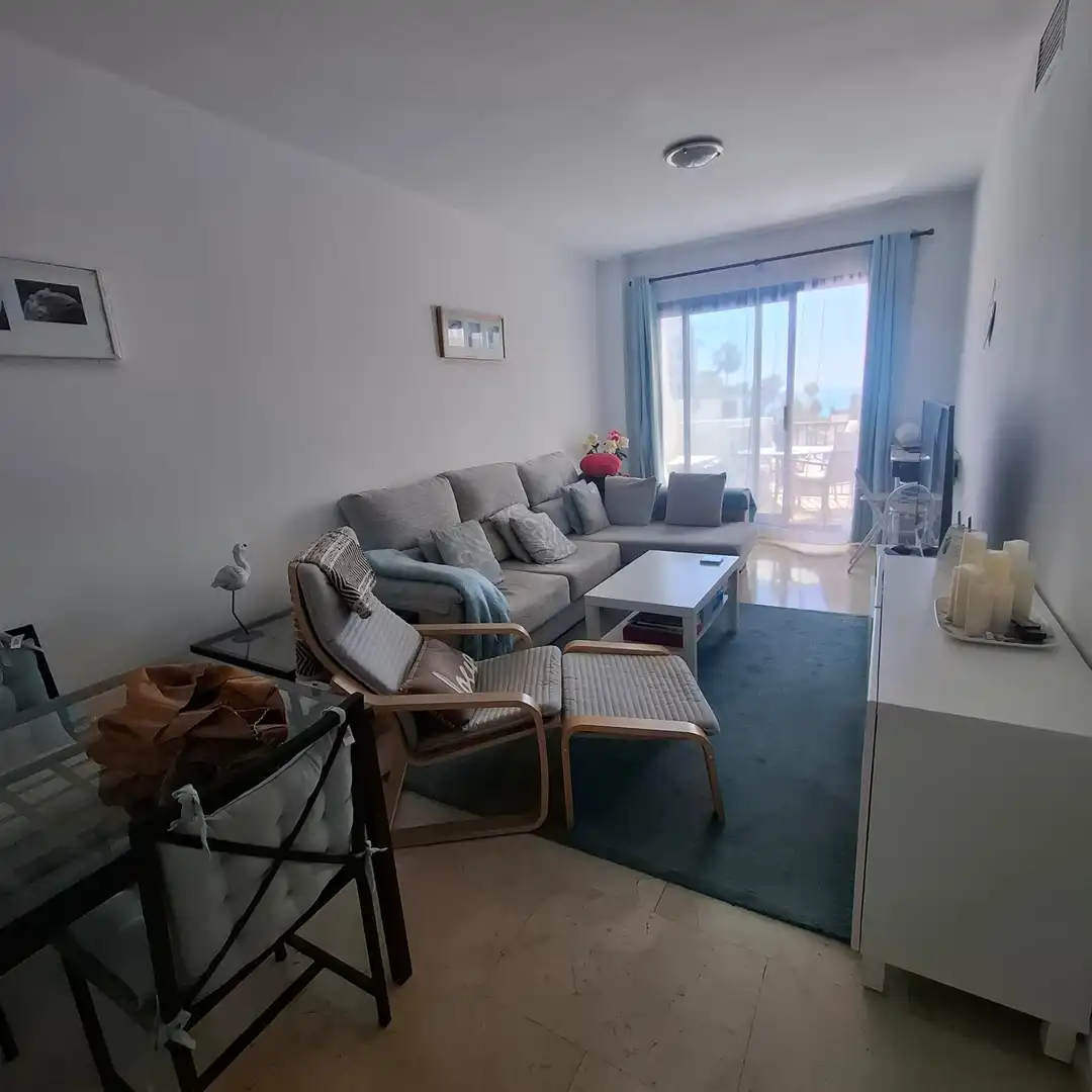 Living room of Flat for sale in Manilva  with Air Conditioner, Terrace and Storage room