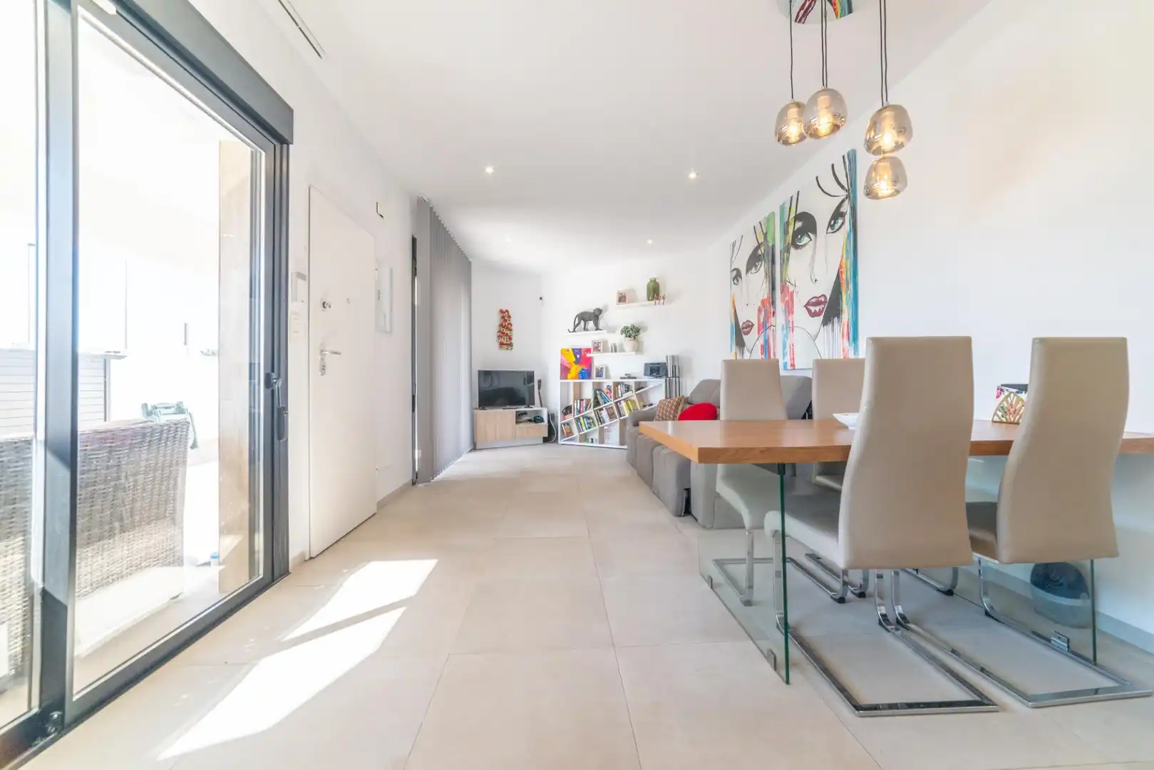Sala de estar de Planta baja en venta en San Javier con Aire acondicionado, Terraza y Trastero