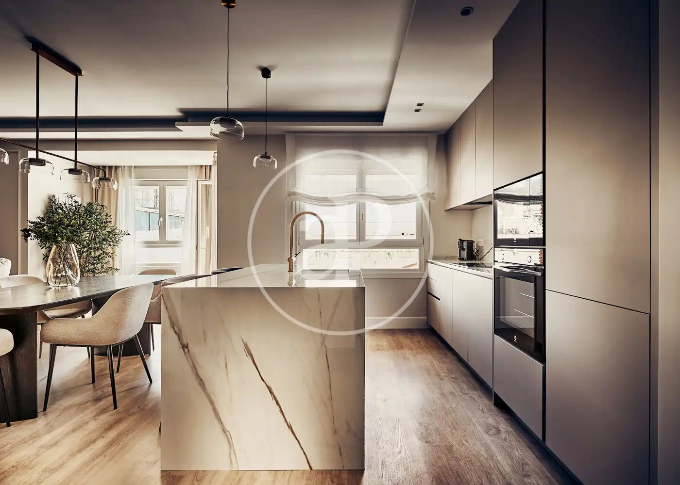 Kitchen of Flat for sale in Madrid  with Air Conditioner, Heating and Terrace