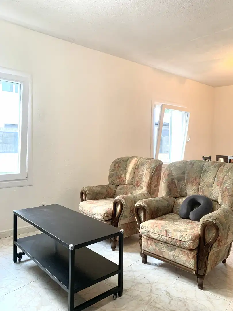 Wohnzimmer von Einfamilien-Reihenhaus zur Miete in Guadarrama mit Heizung, Privatgarten und Terrasse
