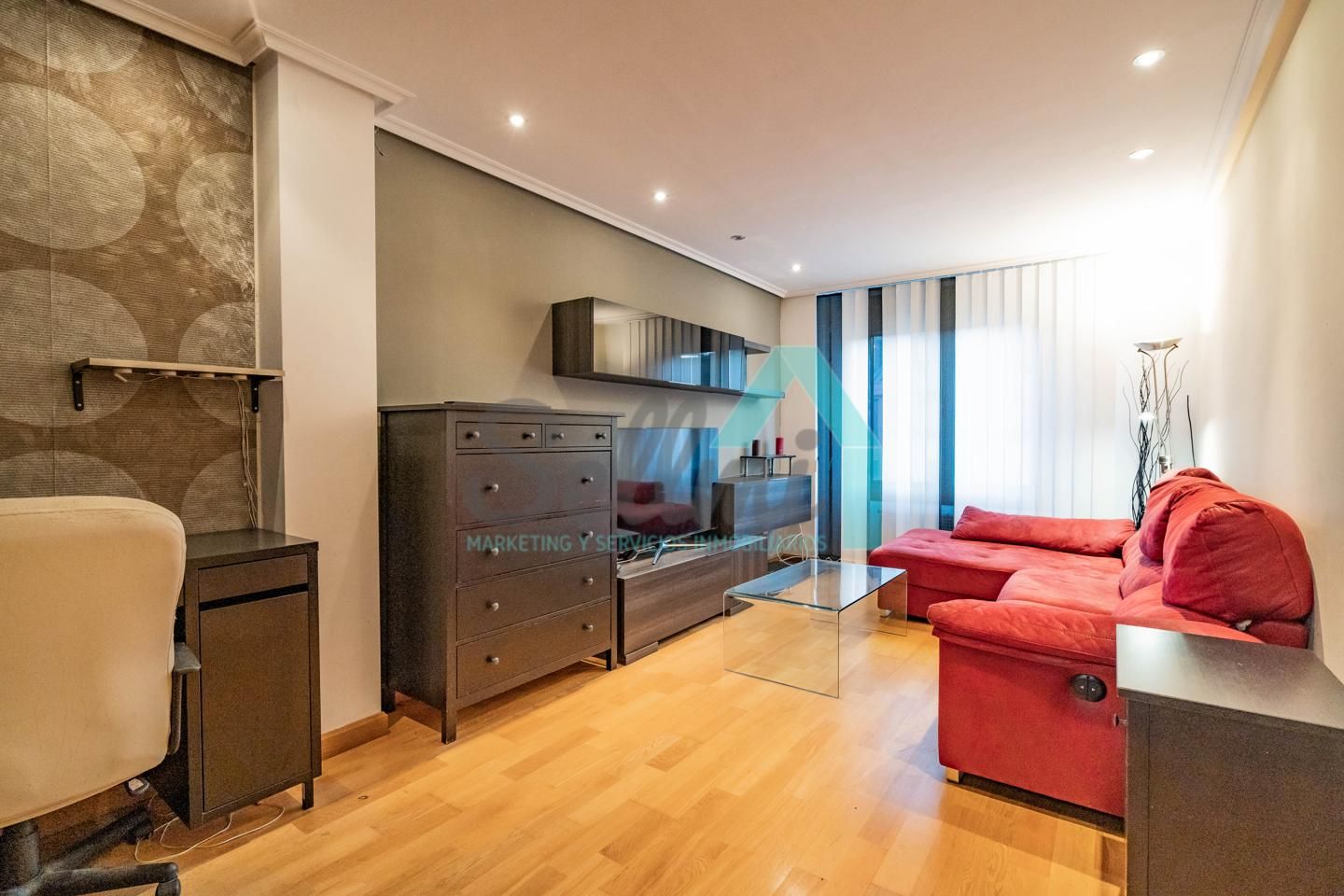 Living room of Flat to rent in Oviedo   with Heating and Furnished