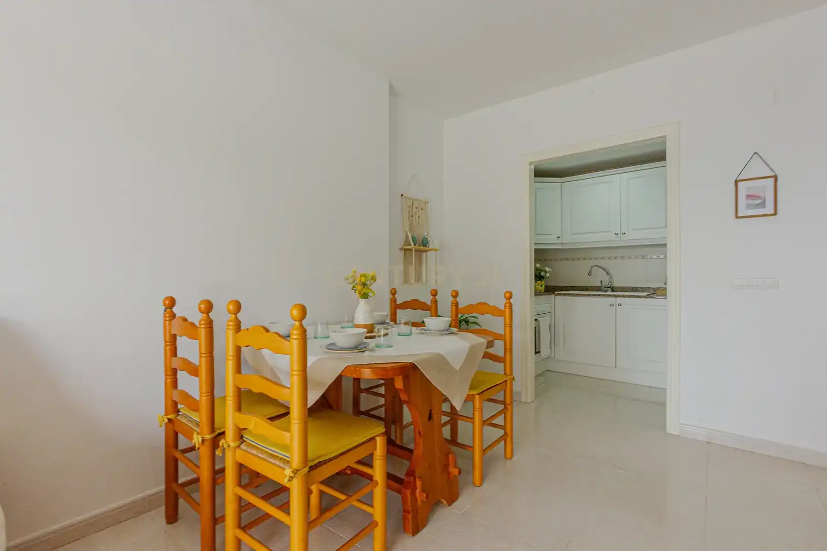 Dining room of Apartments for sale in Calpe / Calp  with Air Conditioner, Storage room and Oven