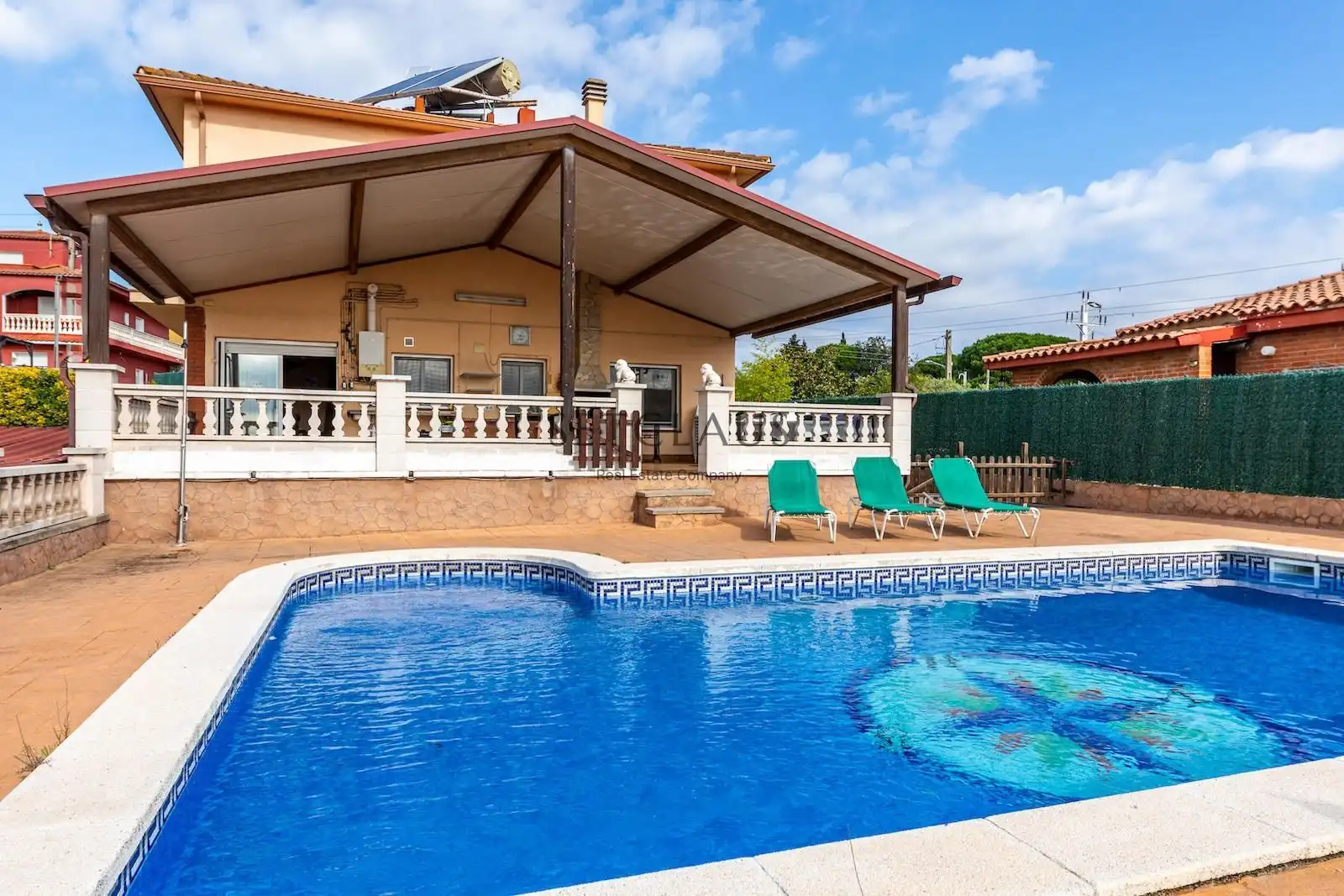 Piscina de Casa o xalet en venda en Fogars de la Selva amb Calefacció, Jardí privat i Terrassa