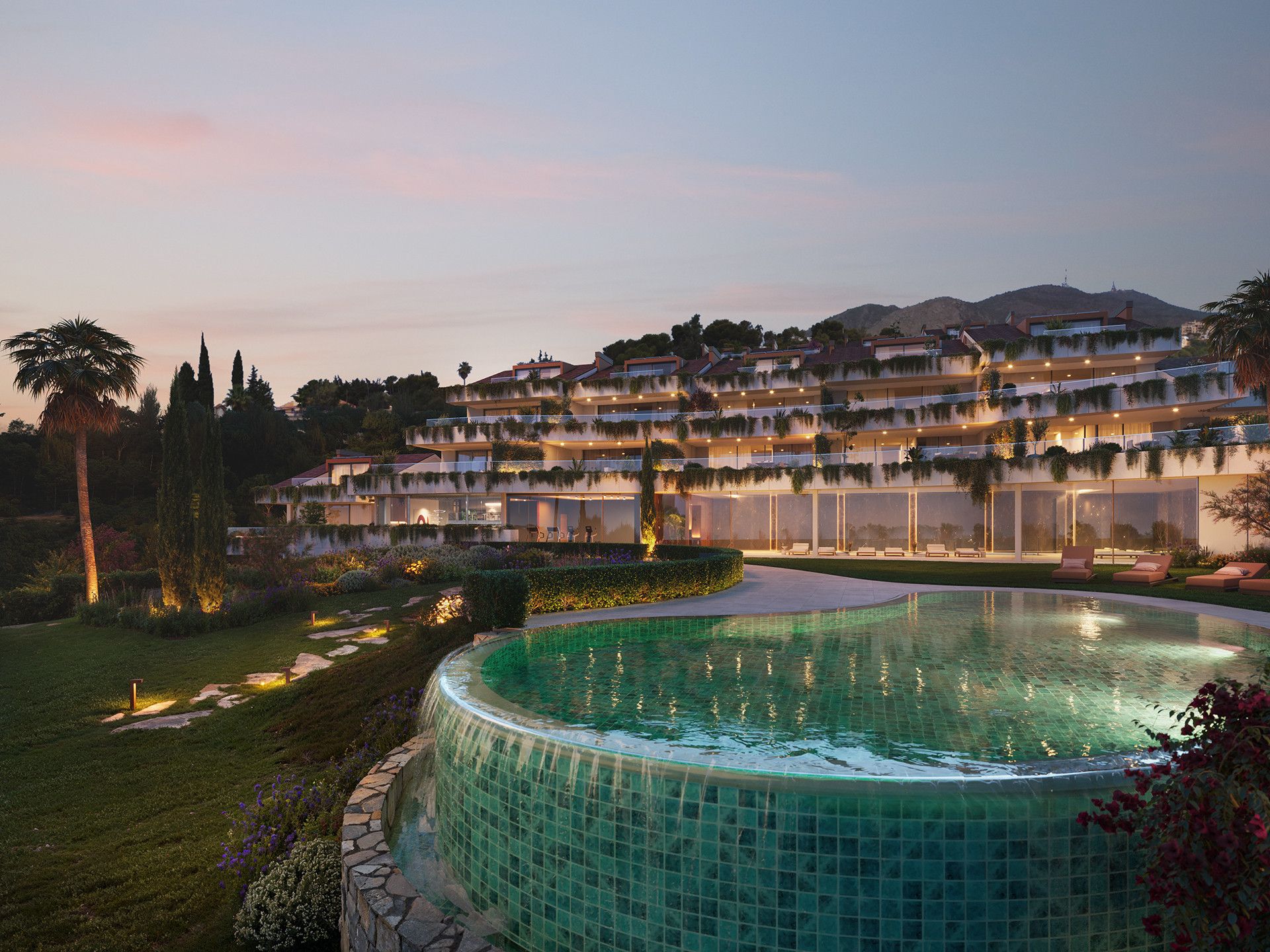 Vista exterior de Planta baixa en venda en Benalmádena amb Aire condicionat, Jardí privat i Terrassa