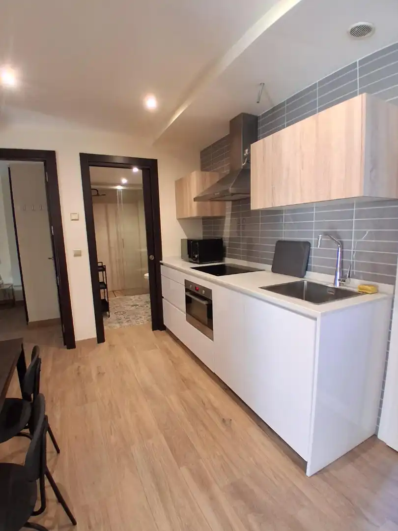 Küche von Wohnung zur Miete in Albacete mit Klimaanlage, Heizung und Parkett