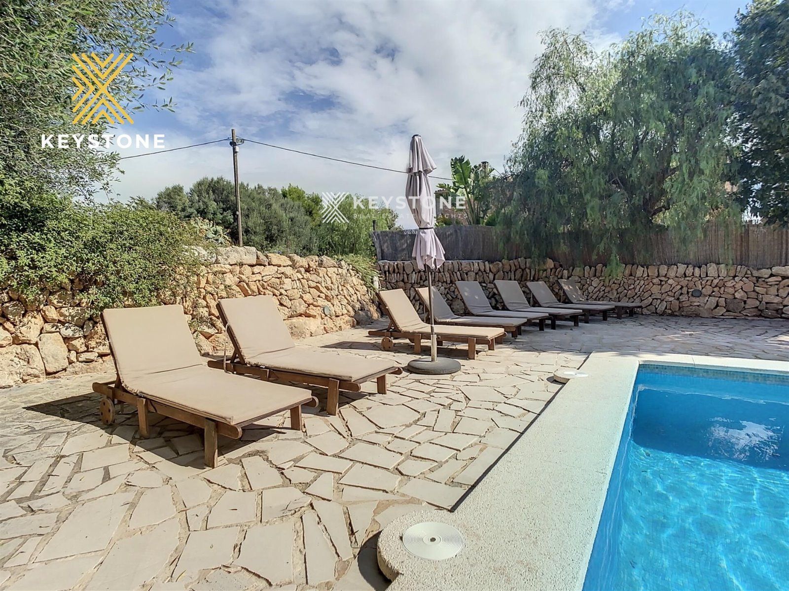 Piscina de Casa o xalet de lloguer en Llucmajor amb Aire condicionat, Terrassa i Traster