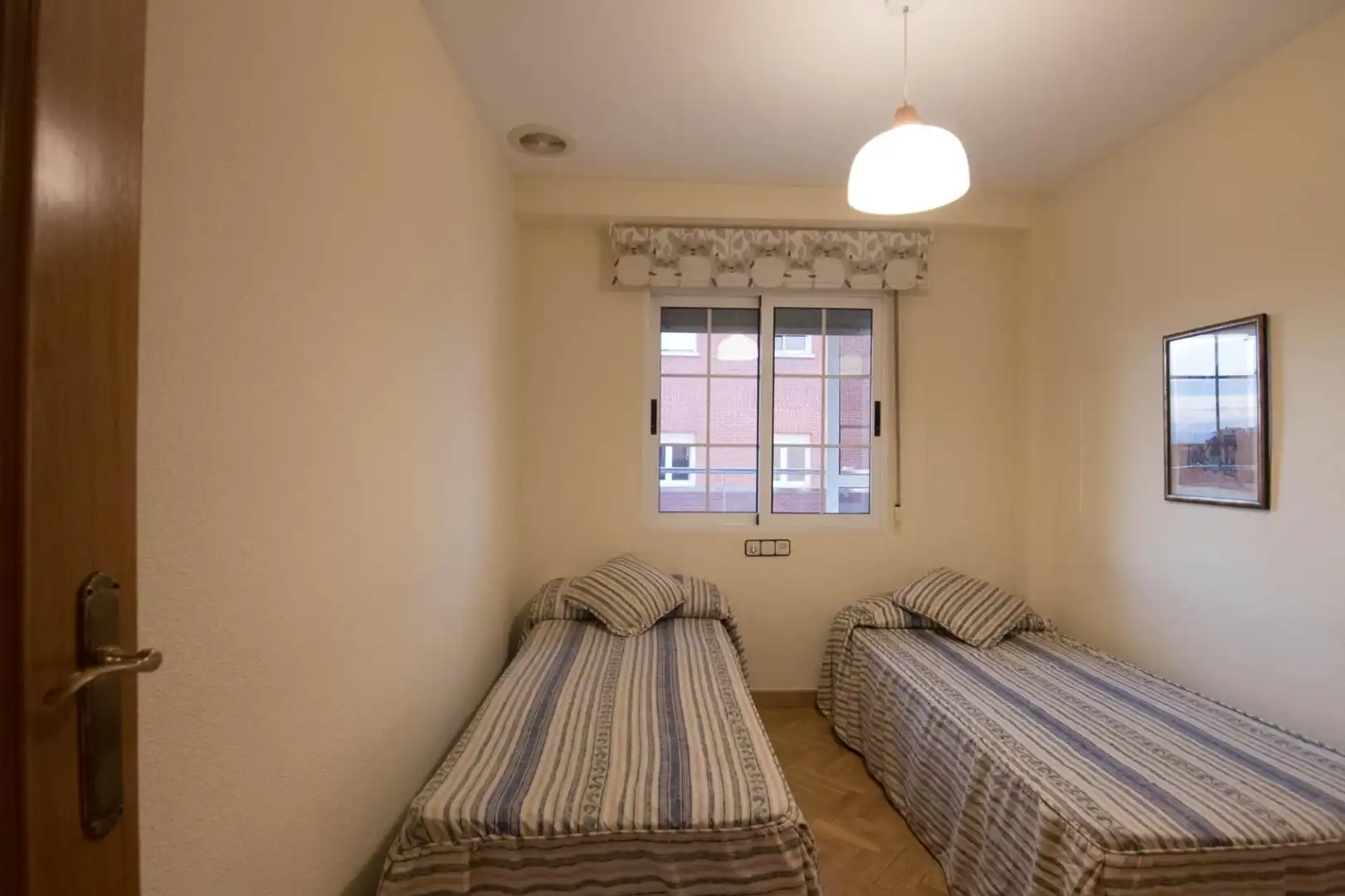 Schlafzimmer von Wohnung zur Miete in Murcia mit Heizung, Parkett und Terrasse