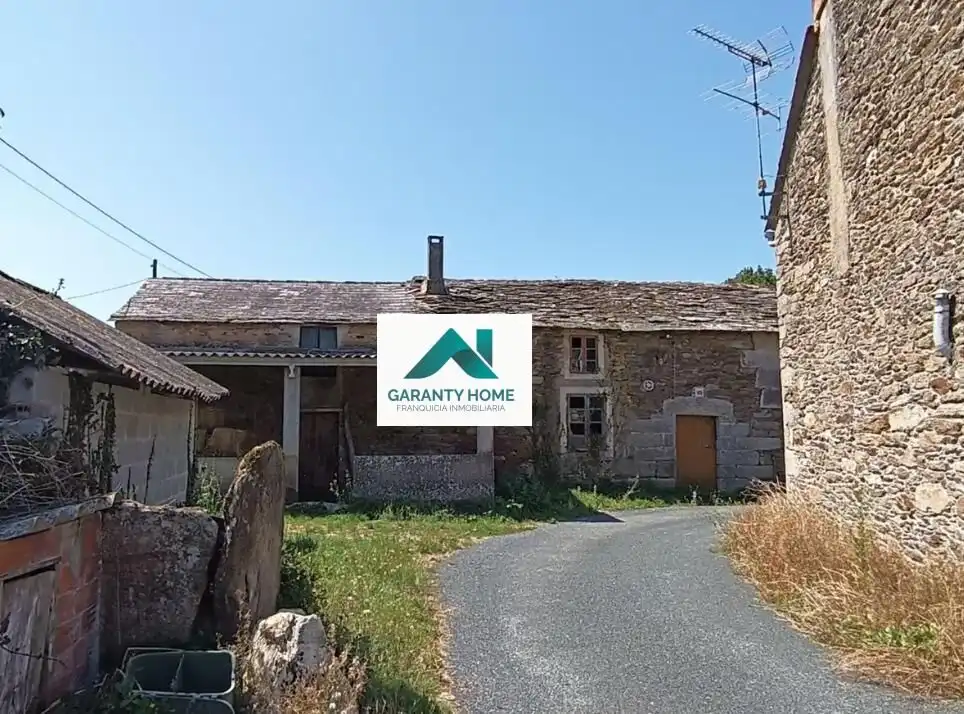 Vista exterior de Casa o chalet en venta en Aranga con Jardín privado