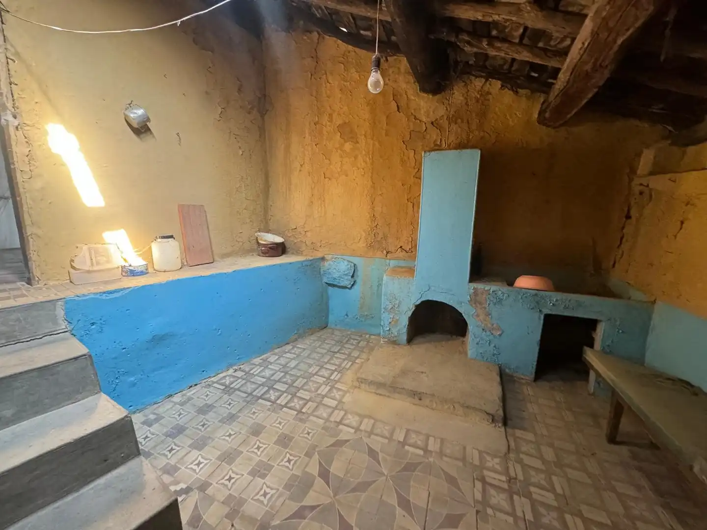 Cocina de Finca rústica en venta en Arroyomolinos de la Vera