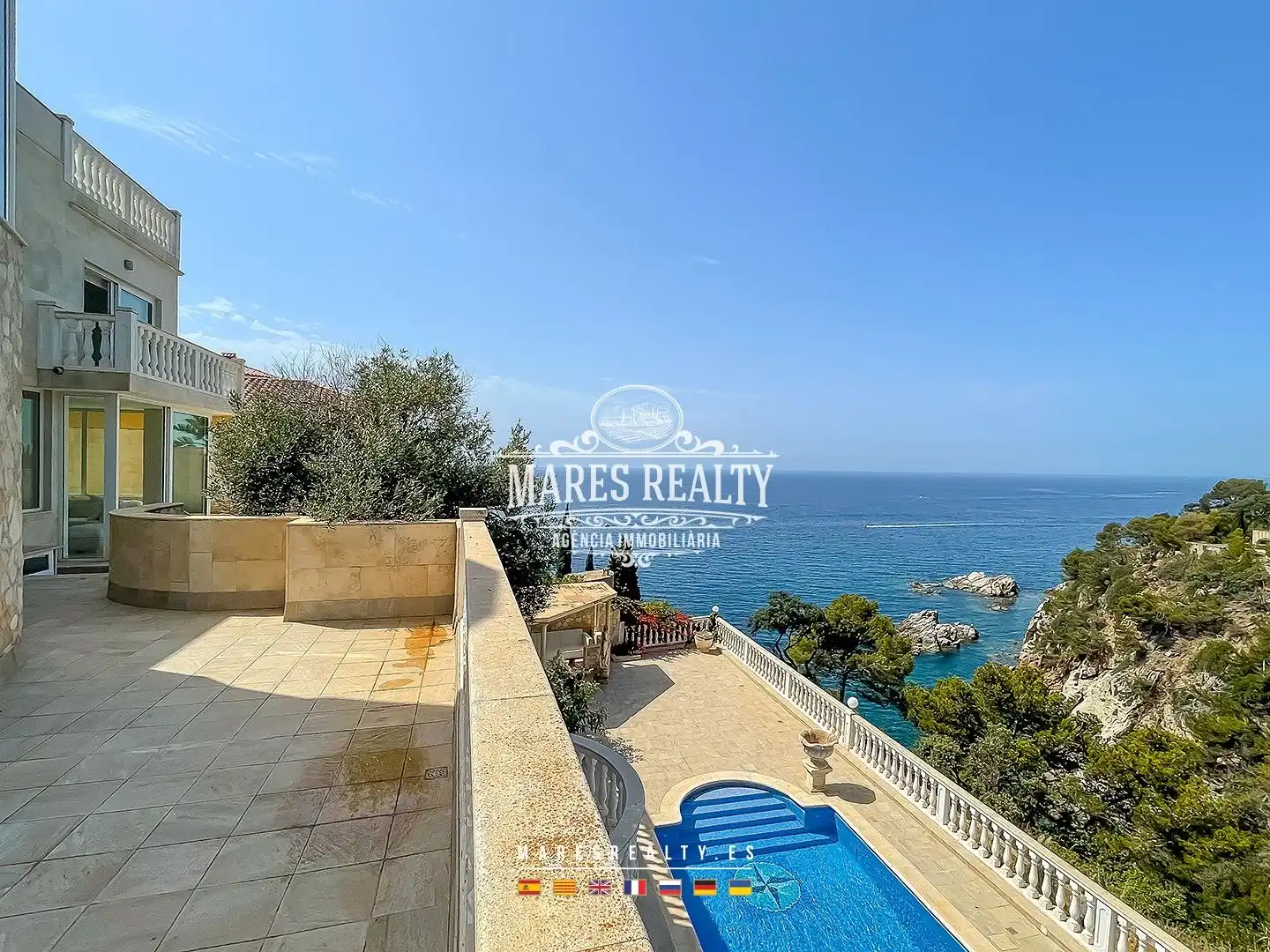 Vista exterior de Casa o xalet en venda en Lloret de Mar amb Aire condicionat, Calefacció i Jardí privat