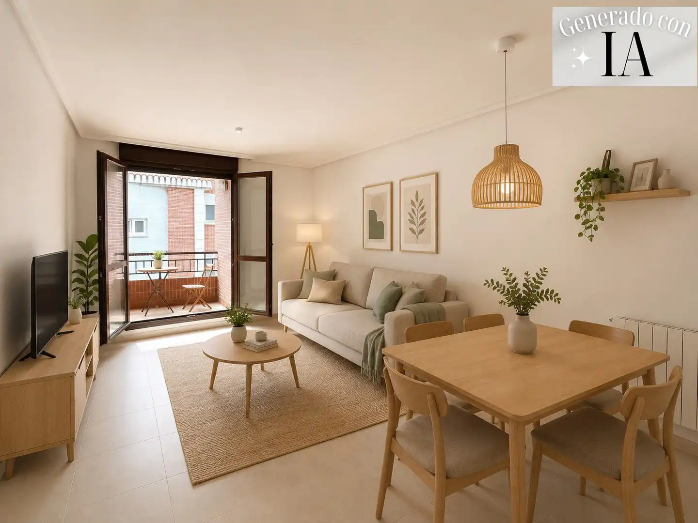 Sala de estar de Piso en venta en Meruelo con Calefacción, Terraza y Piscina comunitaria
