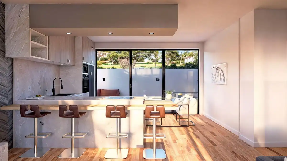 Cocina de Casa adosada en venta en Estepona con Aire acondicionado, Jardín privado y Terraza