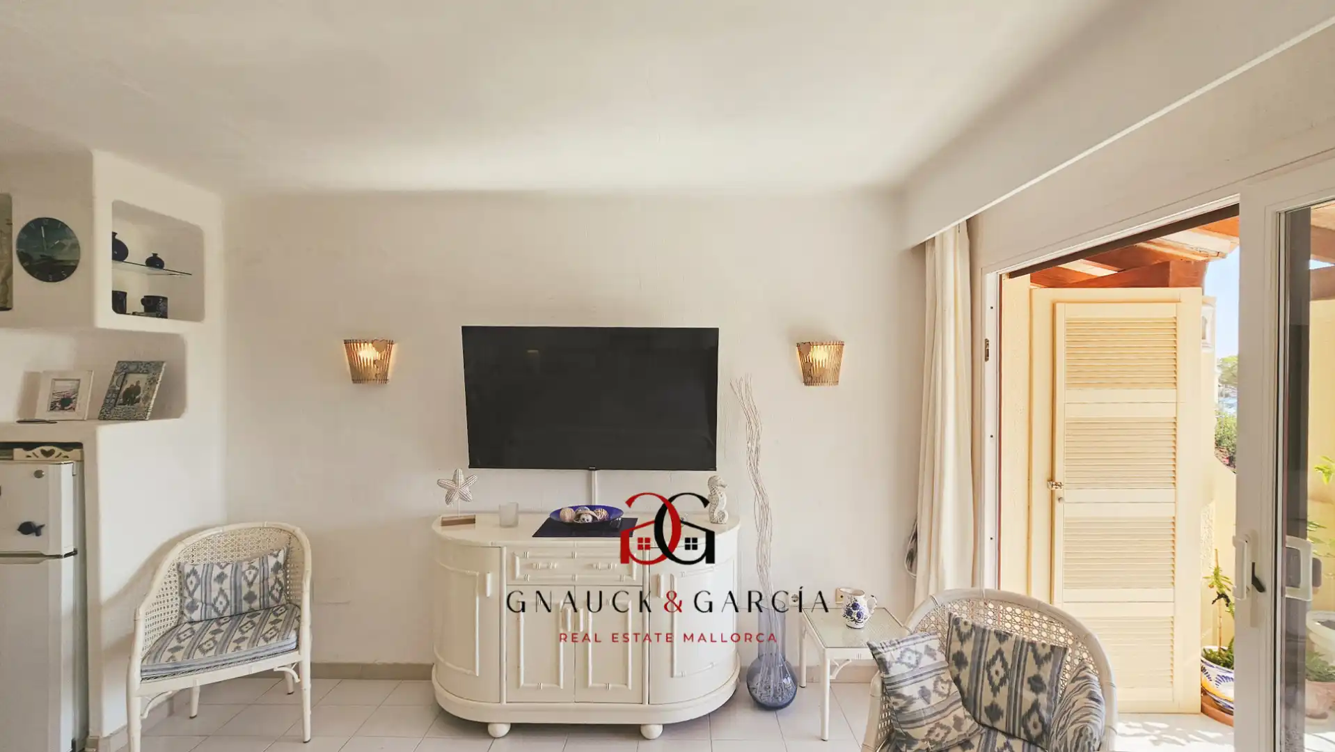 Wohnzimmer von Wohnung zum Verkauf in Calvià mit Klimaanlage, Heizung und Terrasse